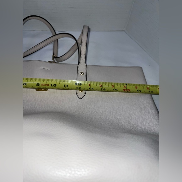 🔥🔥🔥 Coach Leather Ivory City Tote - Picture 13 of 15